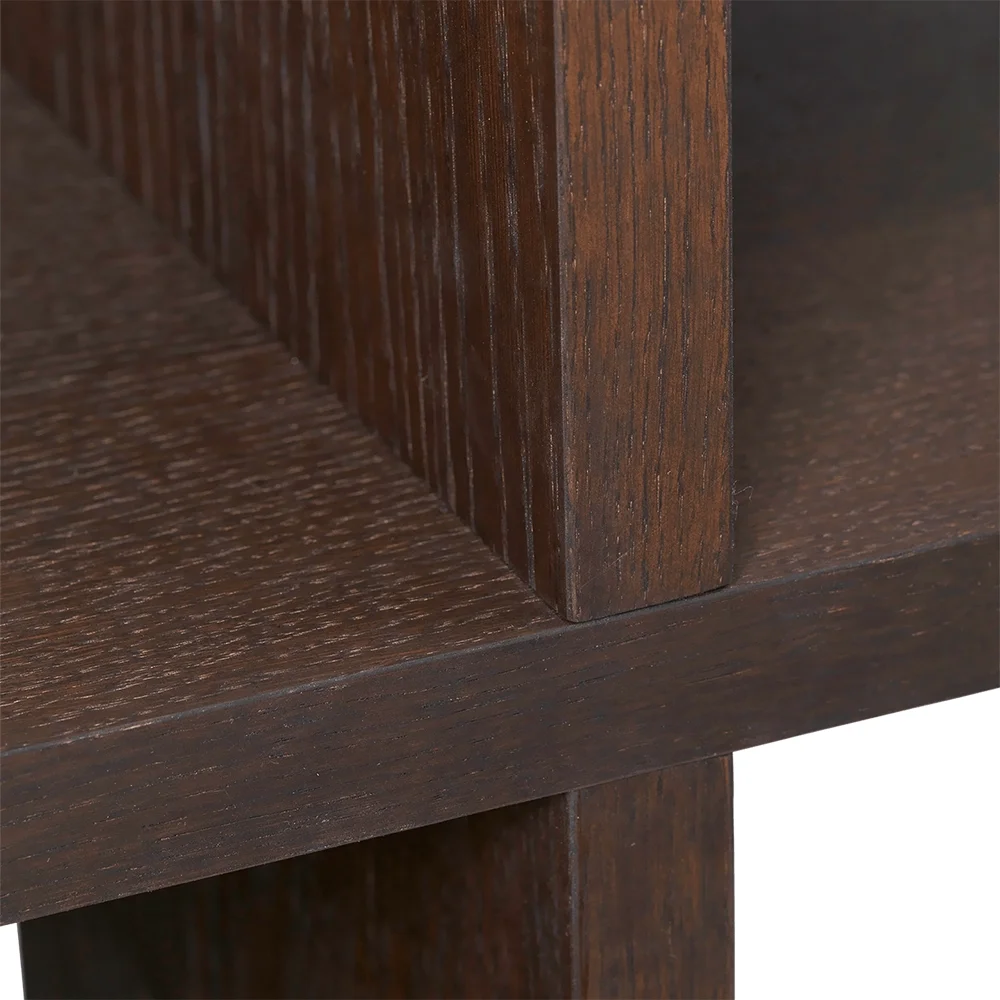 Kona Bogreol 1x4 - Mørkbejdset eg