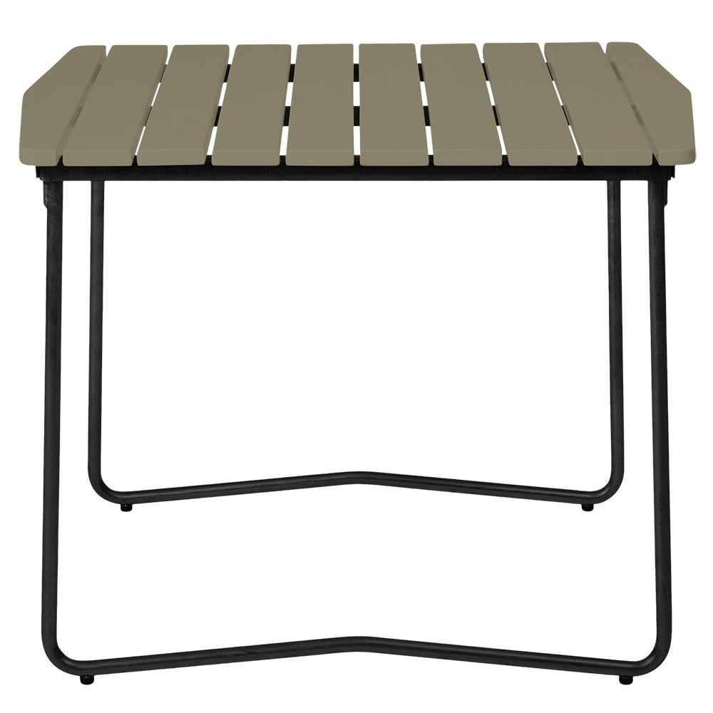 Bord B31 84 Grønt lakeret egetræ / sort stel