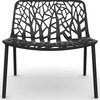 Forest loungelænestol Black 