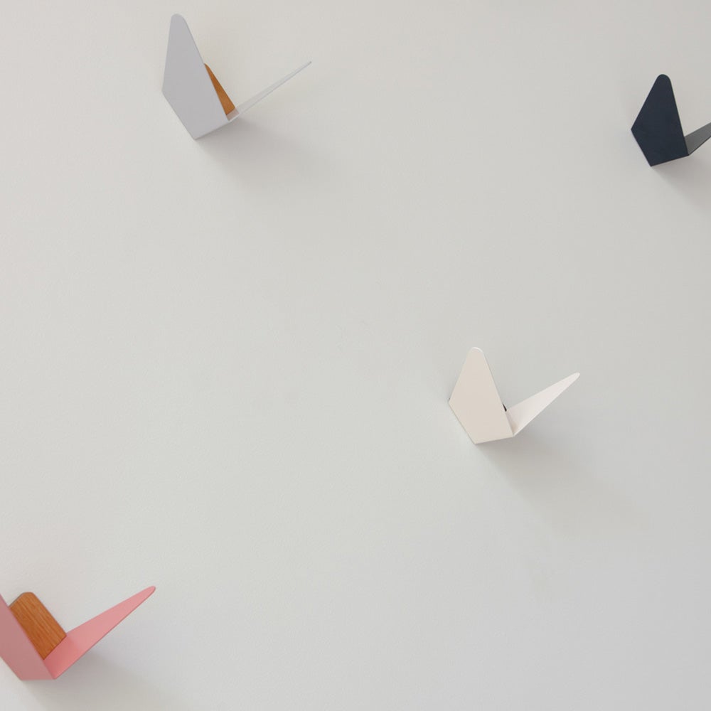 Butterflies Krog Pearl White