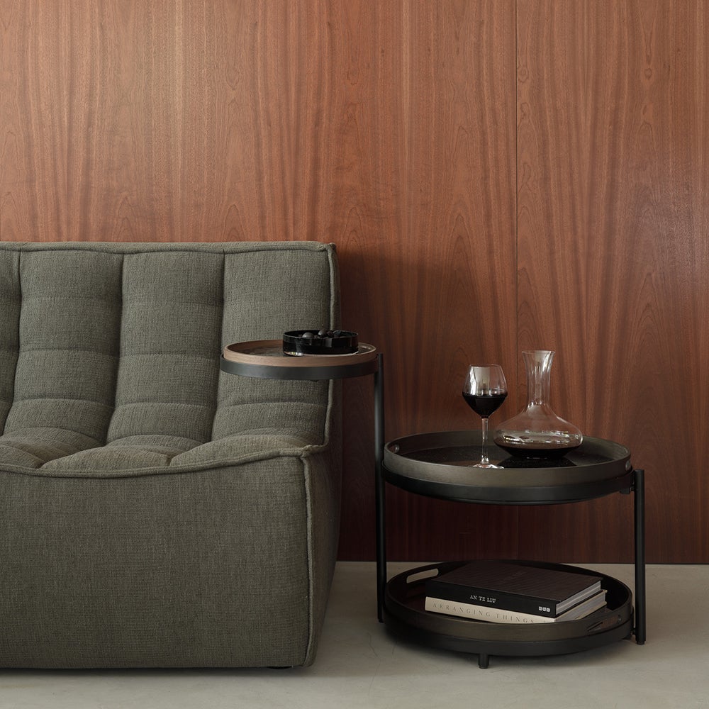 Swivel tray sofabord