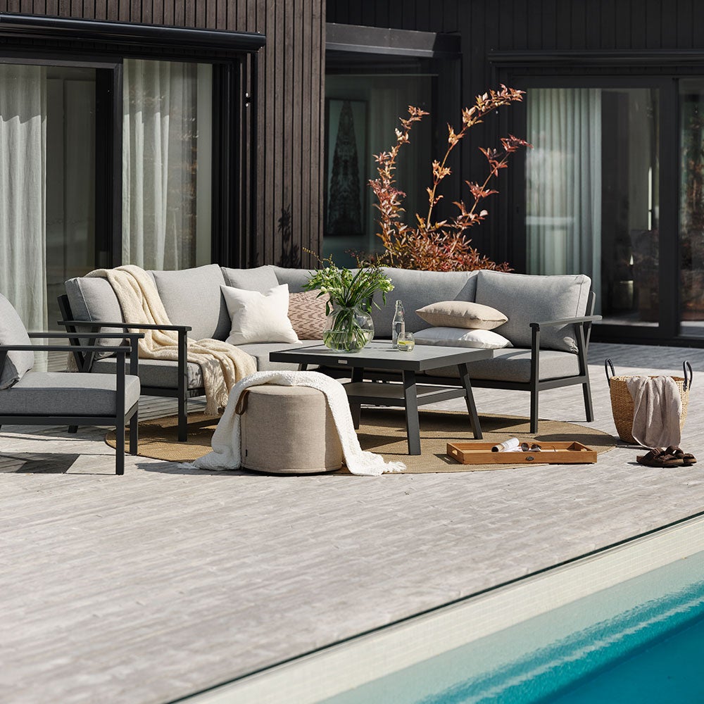 Samvaro Højre+Venstre Endesektion 2-pers. Antracit Brafab