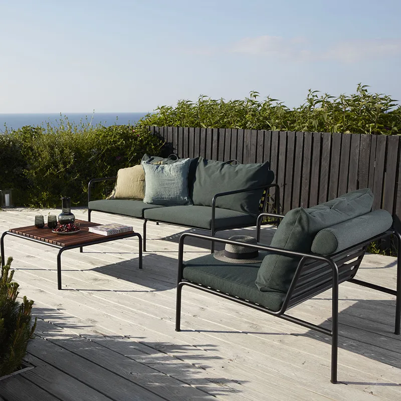 Avon 2-personers sofa Charcoal/White 