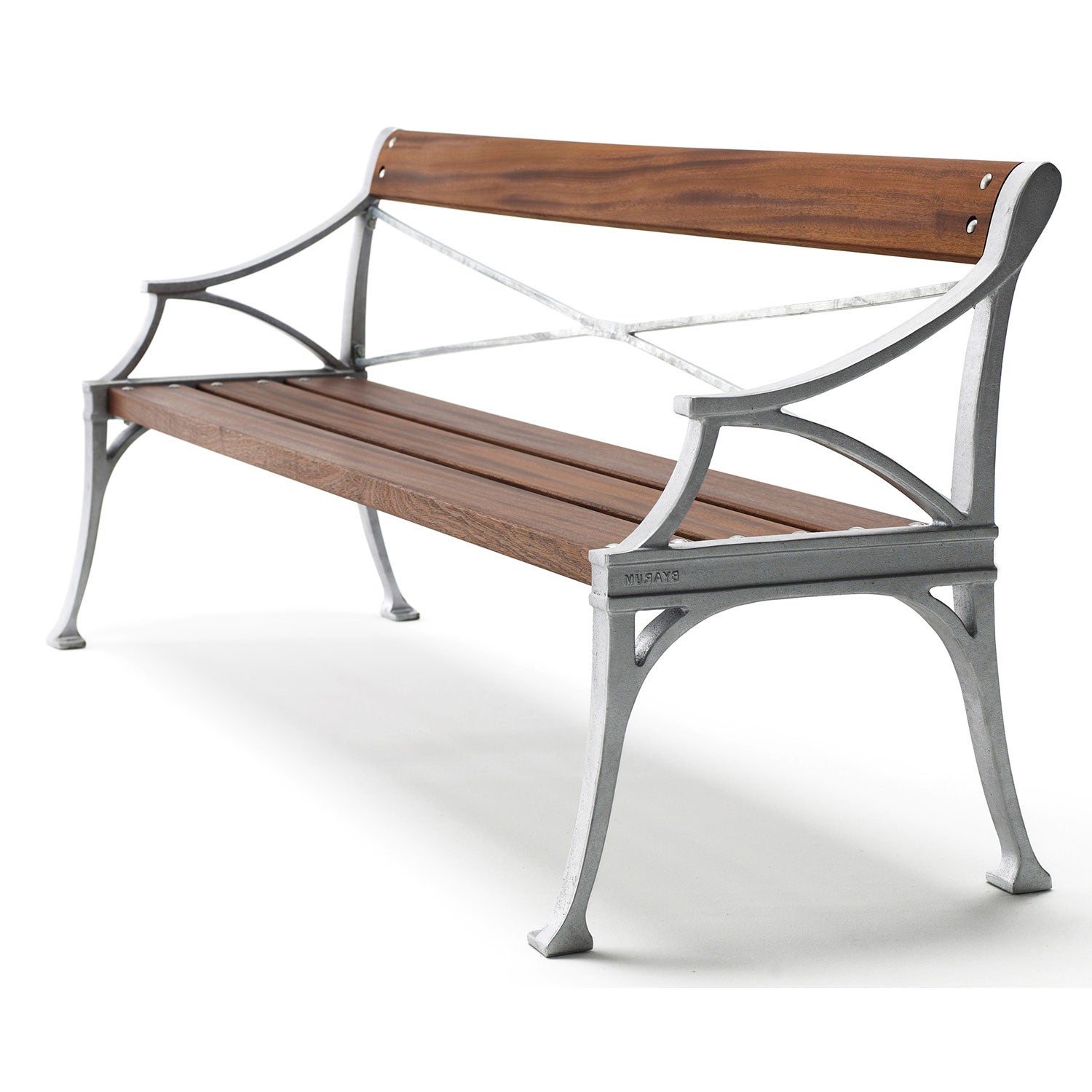 Byarums Bruk, Lessebo sofa natur / olieret mahogni