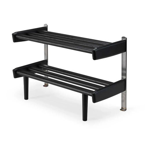 Meja Skohylde Gulv 59 cm Sortbejdset Eg