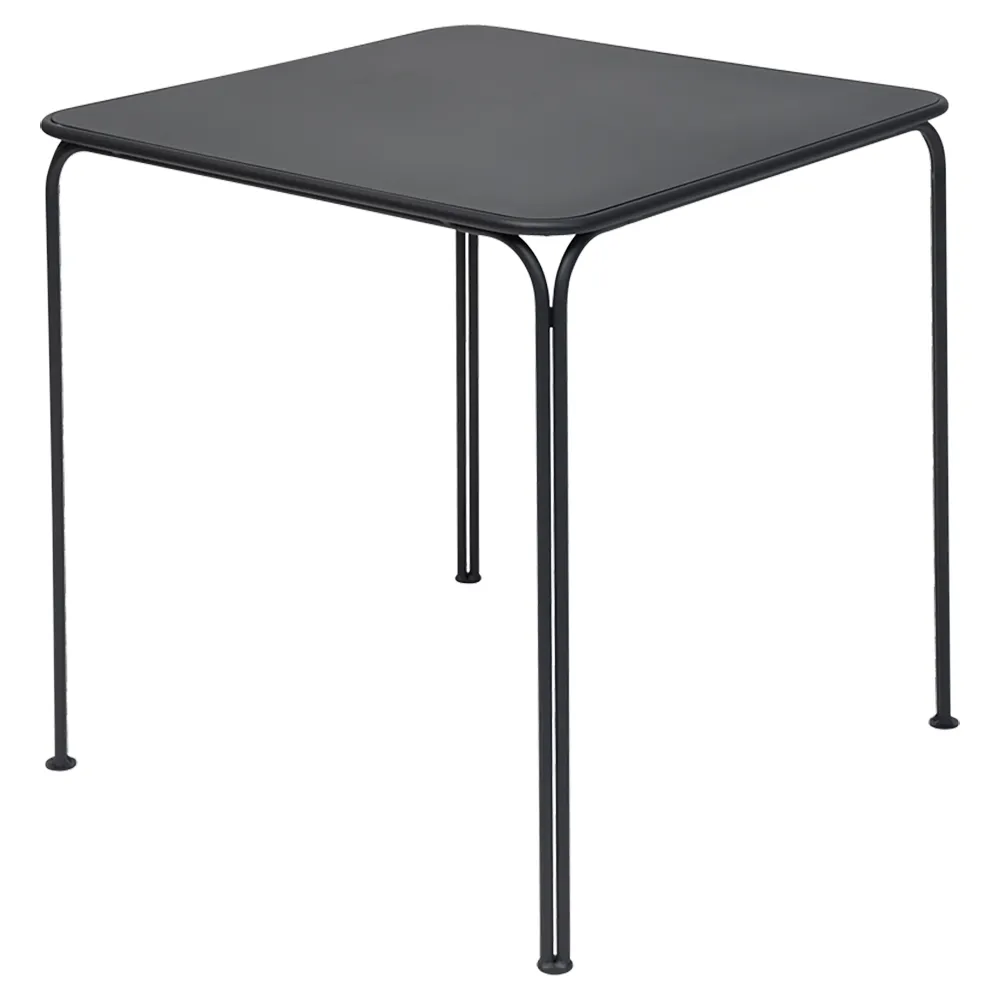 Grythyttan Stålmöbler, Libelle spisebord 70x70 cm grafitgrå