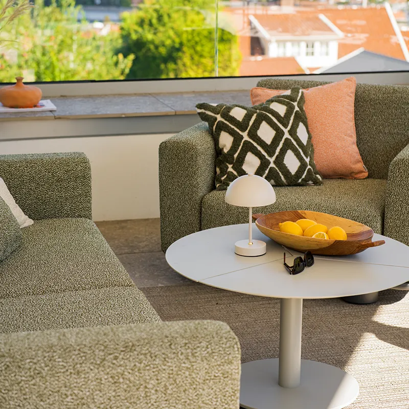 Teddy pude 50x50 cm Teddy Orange