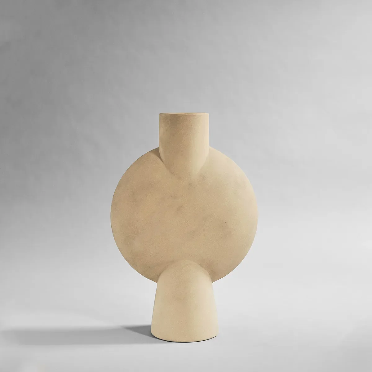 Håndmalet vase Sphere Bubl Hexa Sand H60 cm