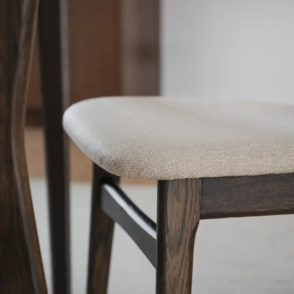 Rodham stol brun eg/beige