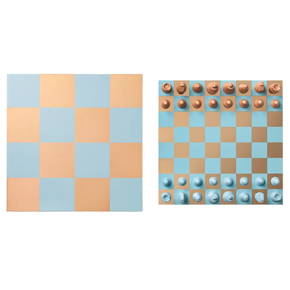 Classic - Art Of Chess Mirror Light Blue/Copper