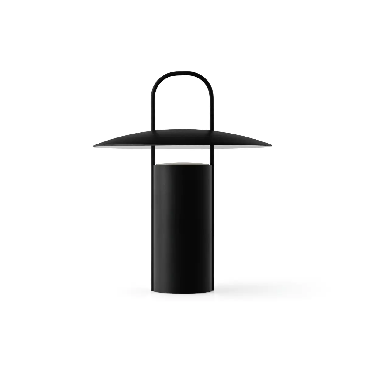Ray Bærbar lampe Aluminium Sort