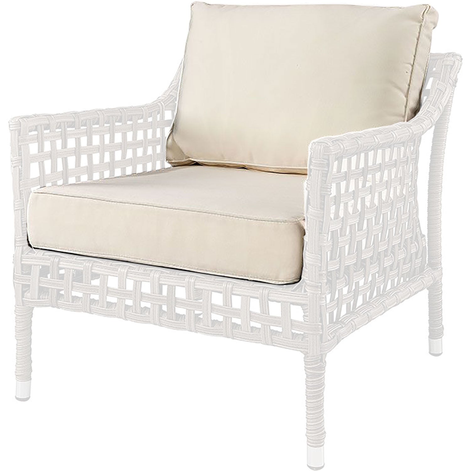 Santa Monica Stol/Karmstol Cushion Artwood