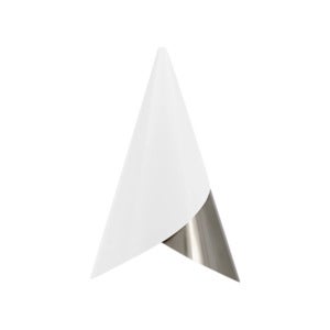 Cornet Lampeskærm White/Steel