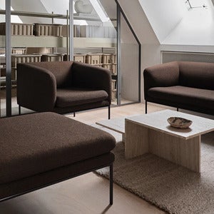 Sofa 2-Sæders Turn Hallingdal Dark Brown