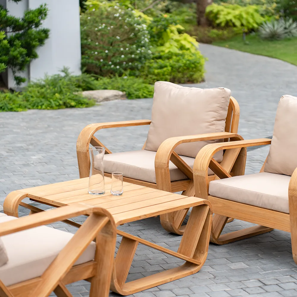 Bålamöllan loungestol inkl. hynder grøn