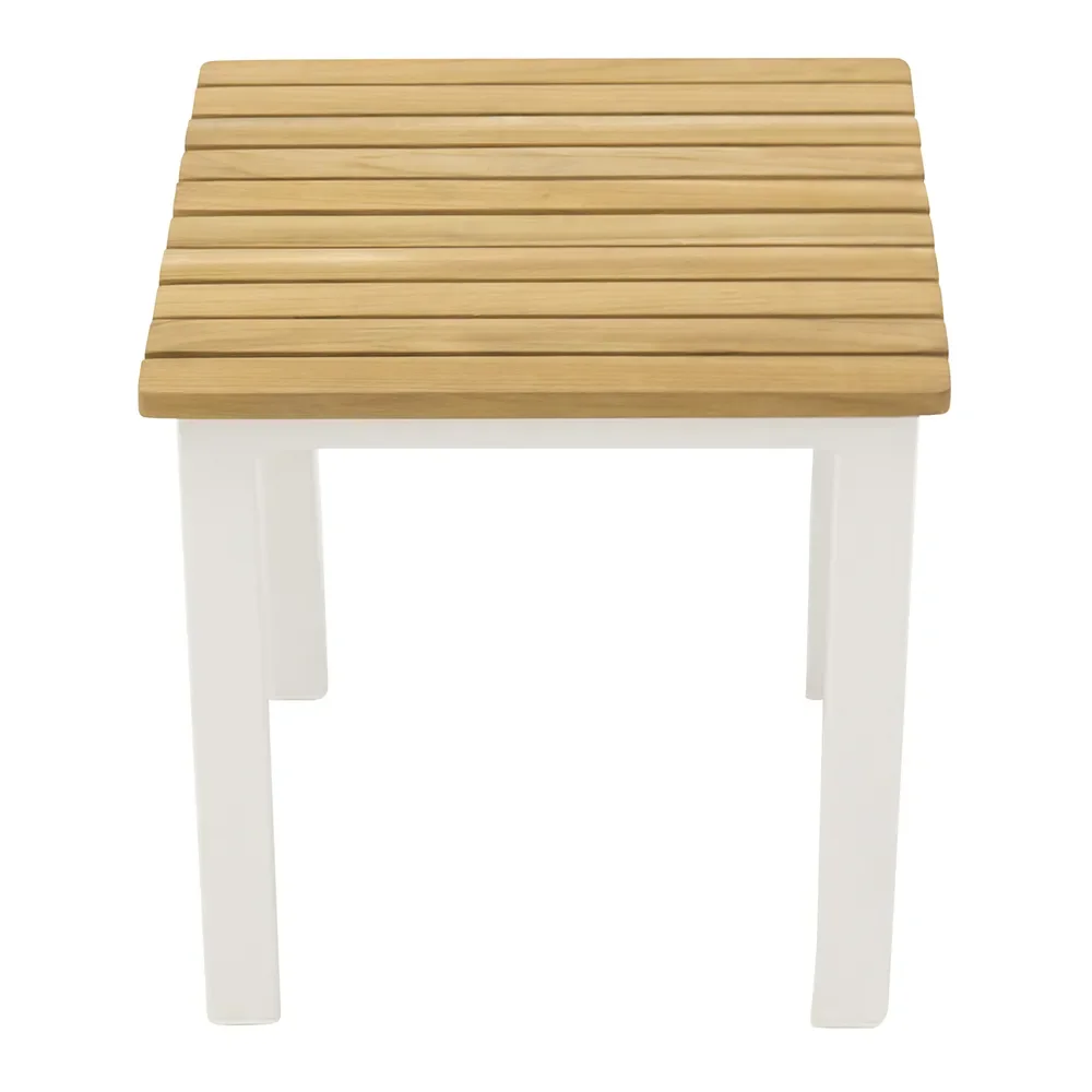 Mexico sidebord hvid/teak