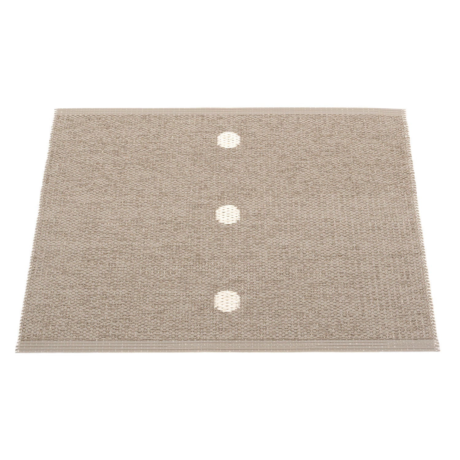 Pappelina, Peg tæppe 70x60 cm dark linen / vanilla