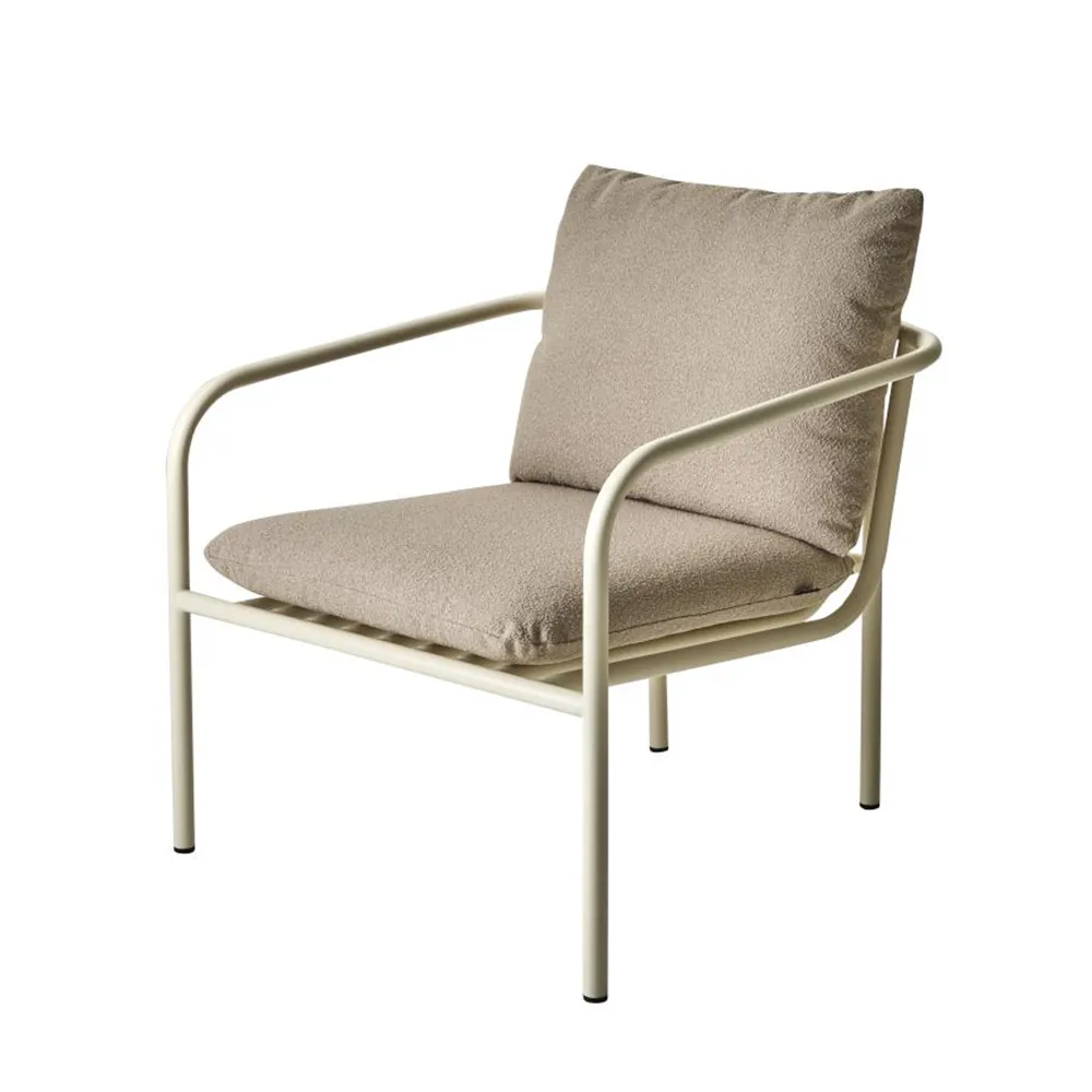 Bendt lounge stol pearl white - Loungemøbler - Brafab - Enggården Havemøbler