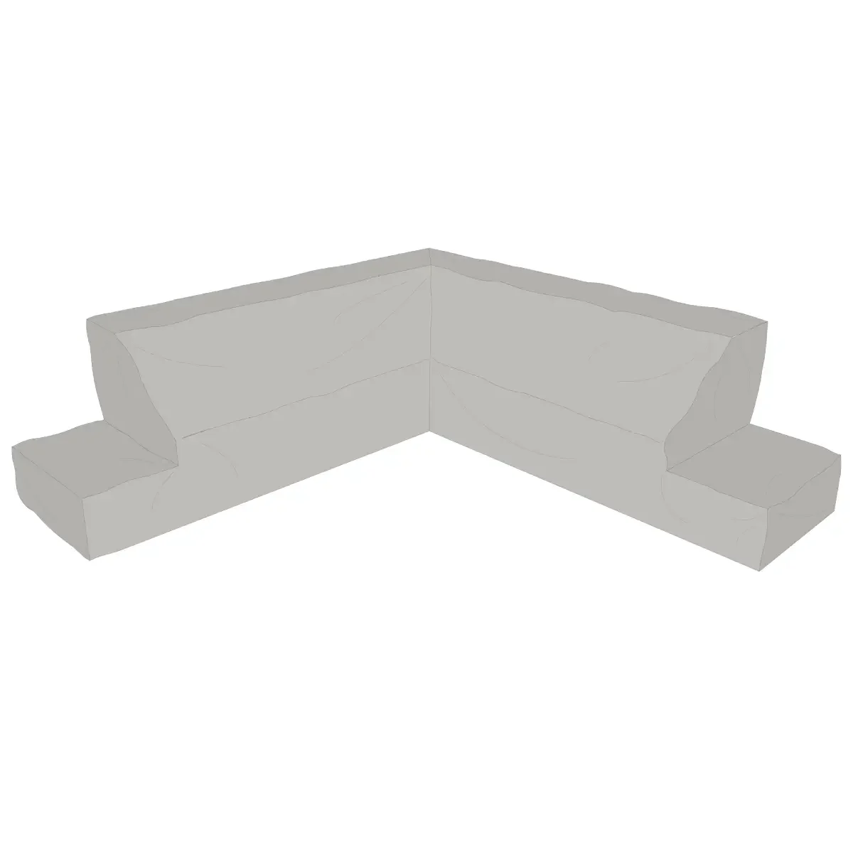Brafab, Møbelovertræk til Coaldale-hjørnesofa L269/R269x74x62 cm