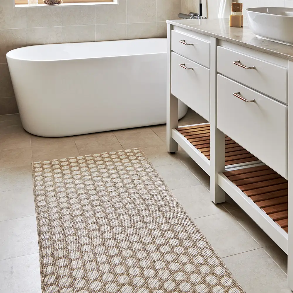 Noa tæppe 70x150 cm Beige/Vanilla