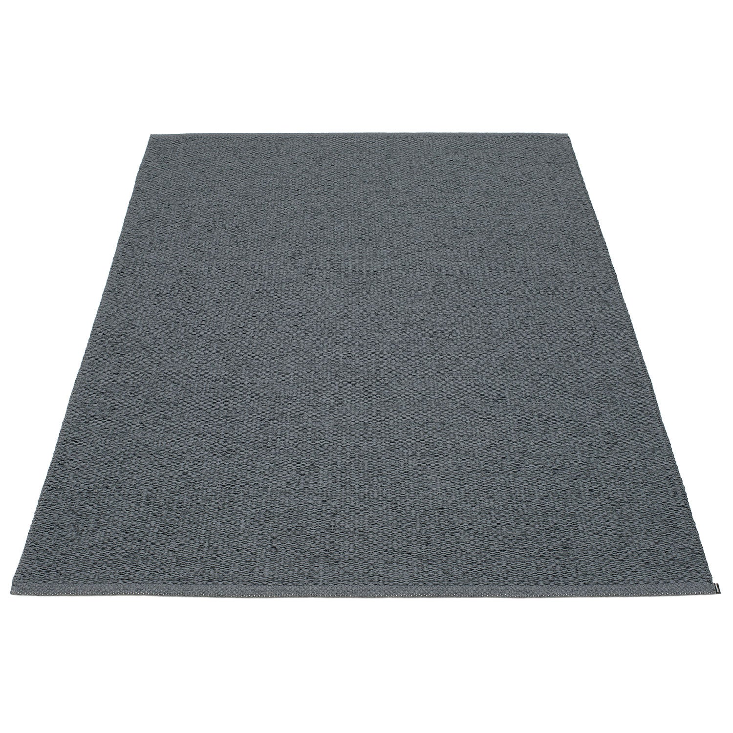 Pappelina, Svea tæppe 140x220 cm granit / black metallic