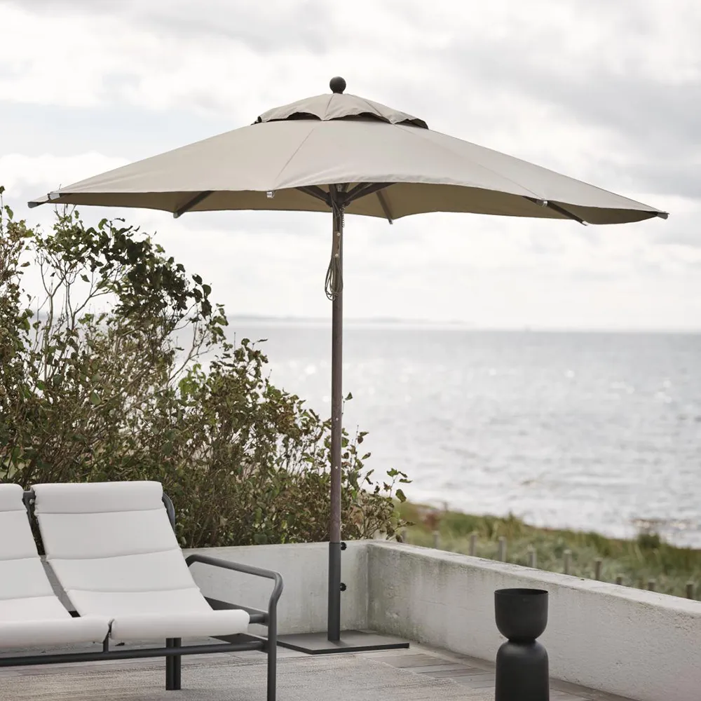 Paliano Parasol Ø350cm brun/taupe