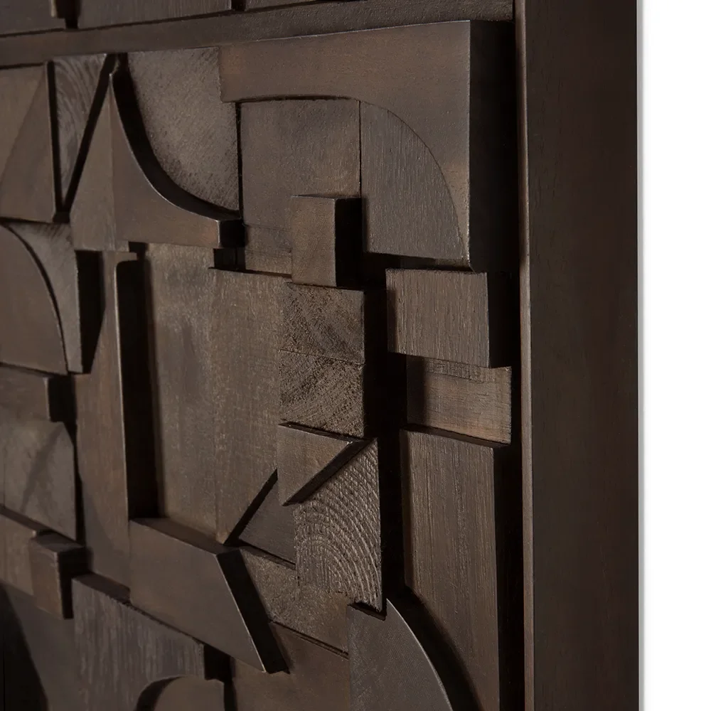  Bricks Vægdekoration 120x90 cm Brun