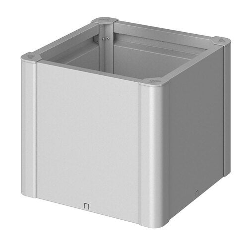 Belvedere mini-plantebed, størrelse 50, metallisk sølv