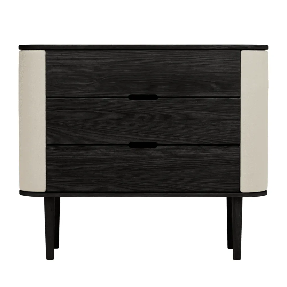 Umage, Treasures kommode i sort eg/White Sands
