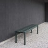 Linear Steel Bænk 110x34 cm Anthracite Black 