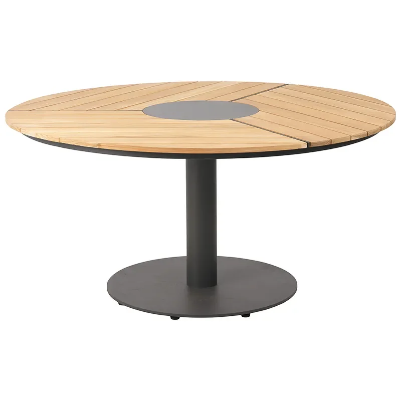 Brafab, Peace Wood spisebord 150 cm antracit / teak