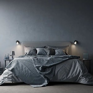 Cut væglampe sort G9