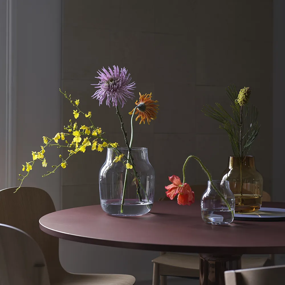 Silent Vase Ø11 cm Clear