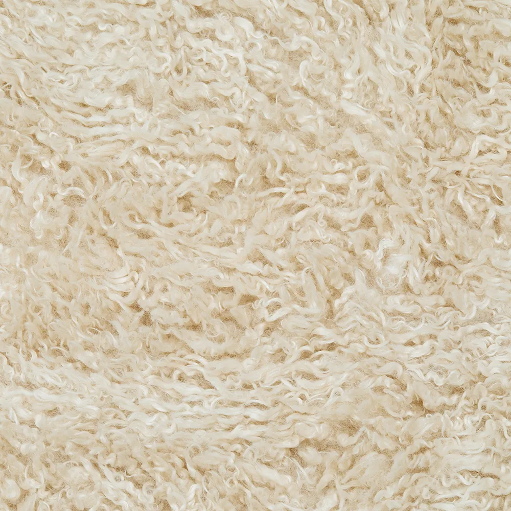 Wooly Tæppe Beige