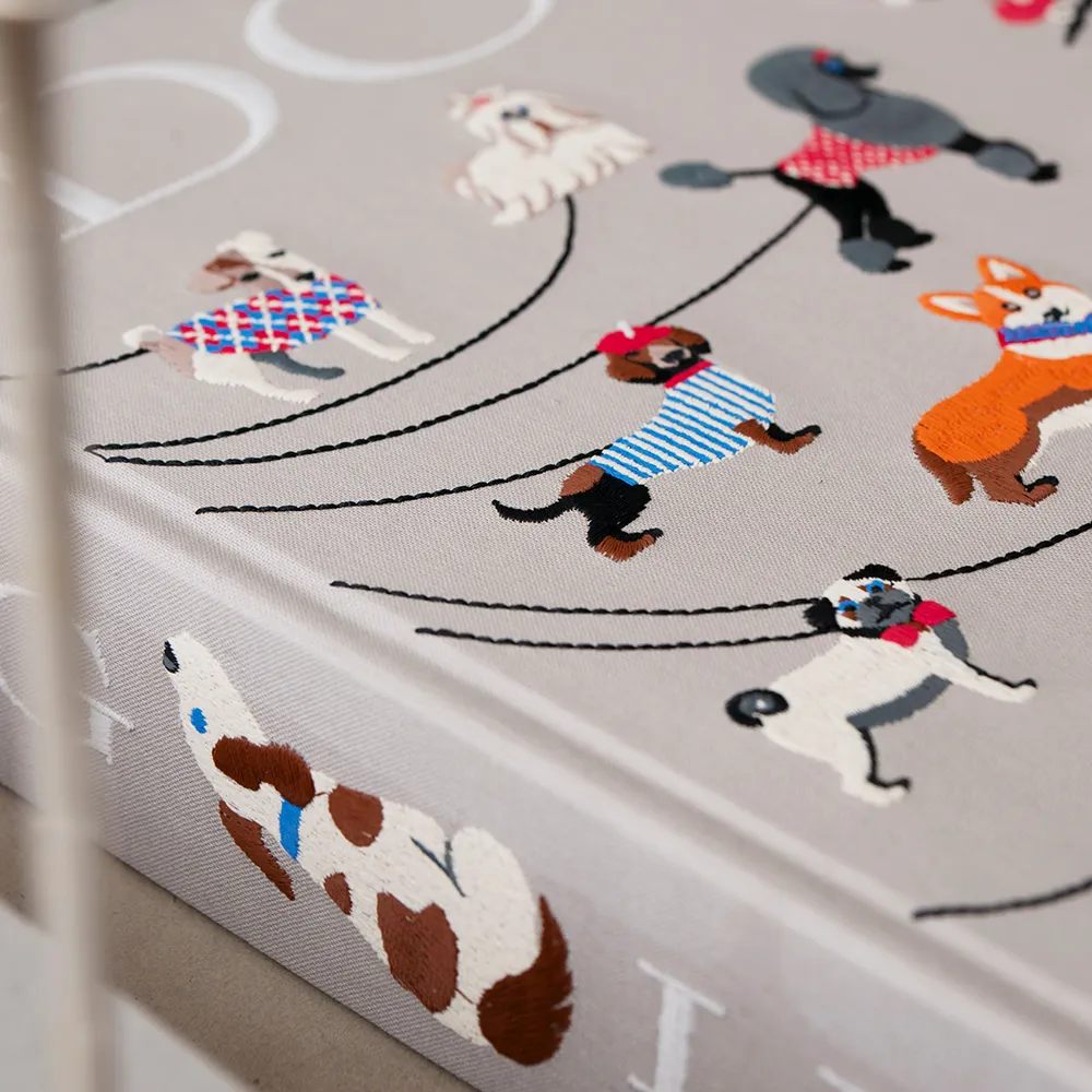 Embroidered Photo Album - Dogs