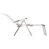 Spaghetti solstol hvid aluminium 
