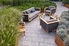 Angle Lounge lænestol inkl Hyndesæt teak grå 