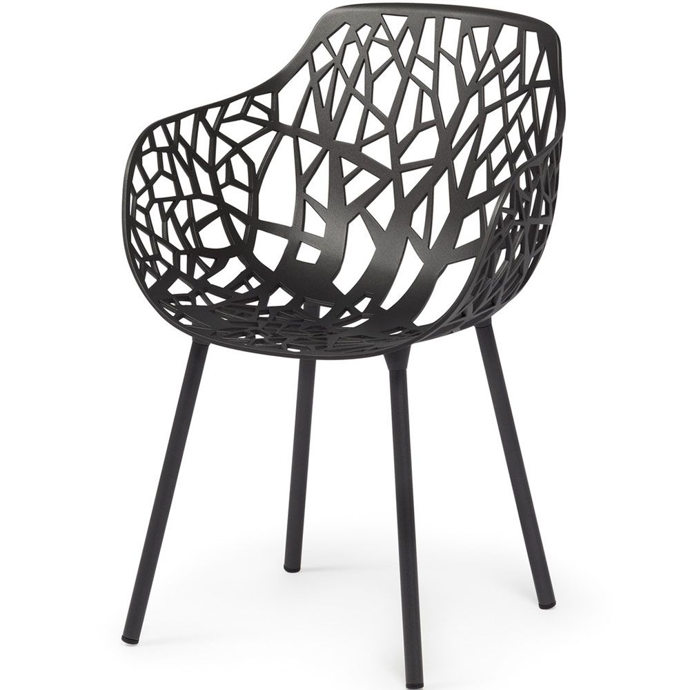 Fast, Forest armlænsstol Metallic Grey