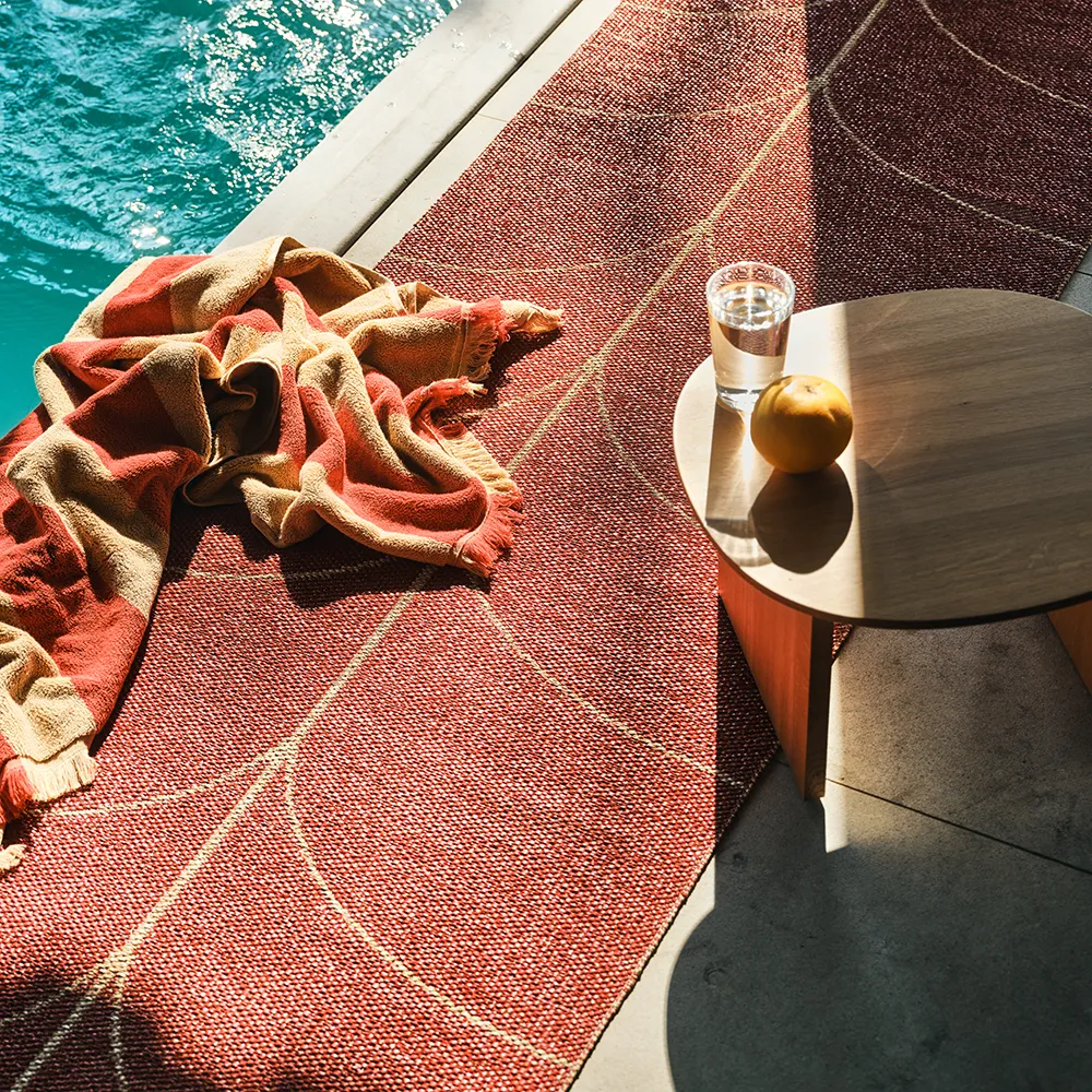 Vævet Tæppe Leif Berry 70x90 cm