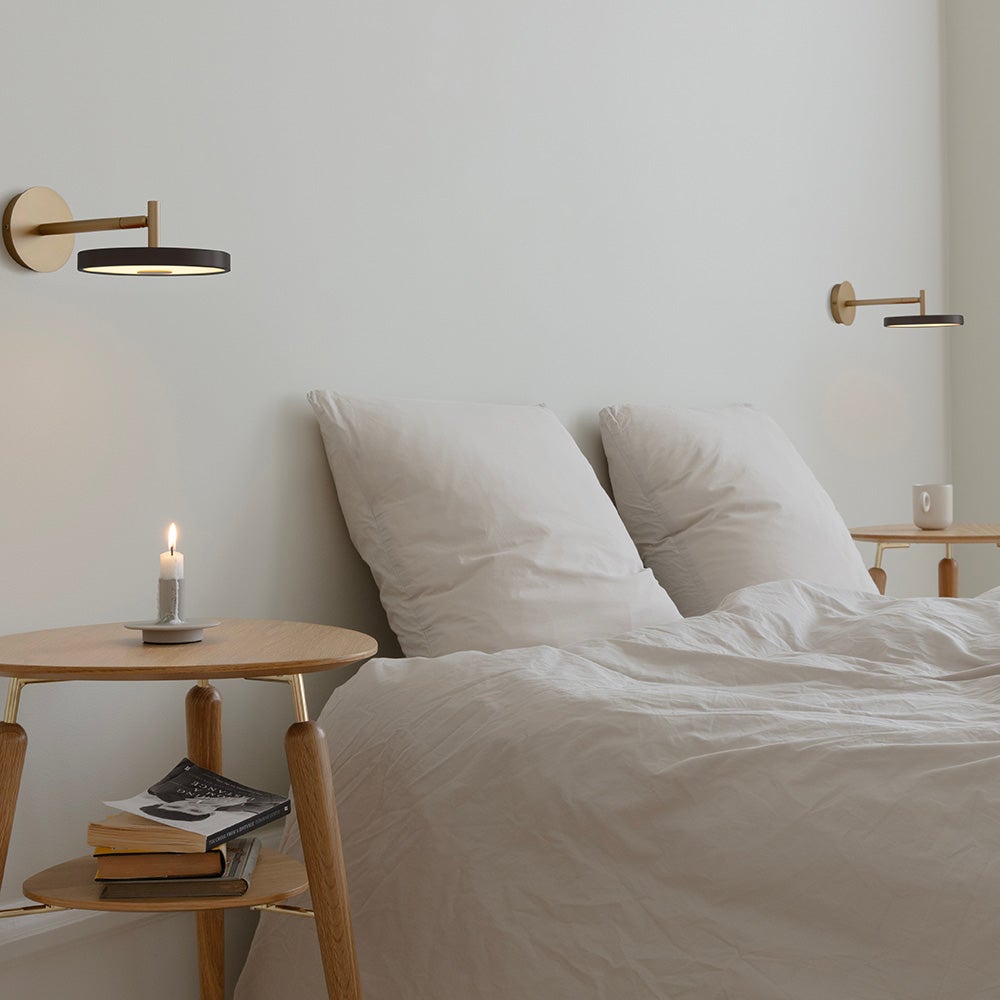 Asteria Wall Short Væglampe Ø15 cm Black