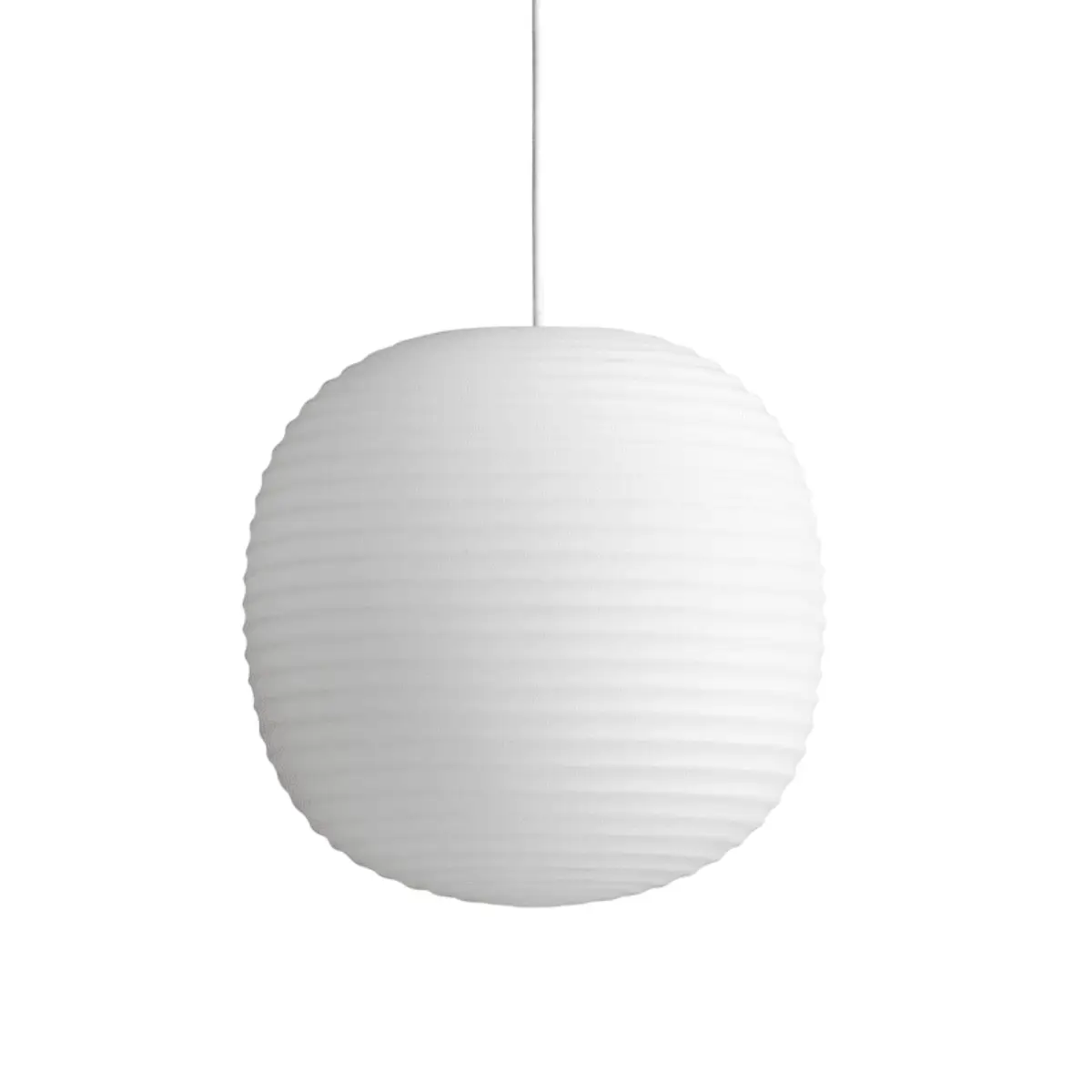 New Works, Lantern Pendel Lampe Ø30 Hvid Opalglas