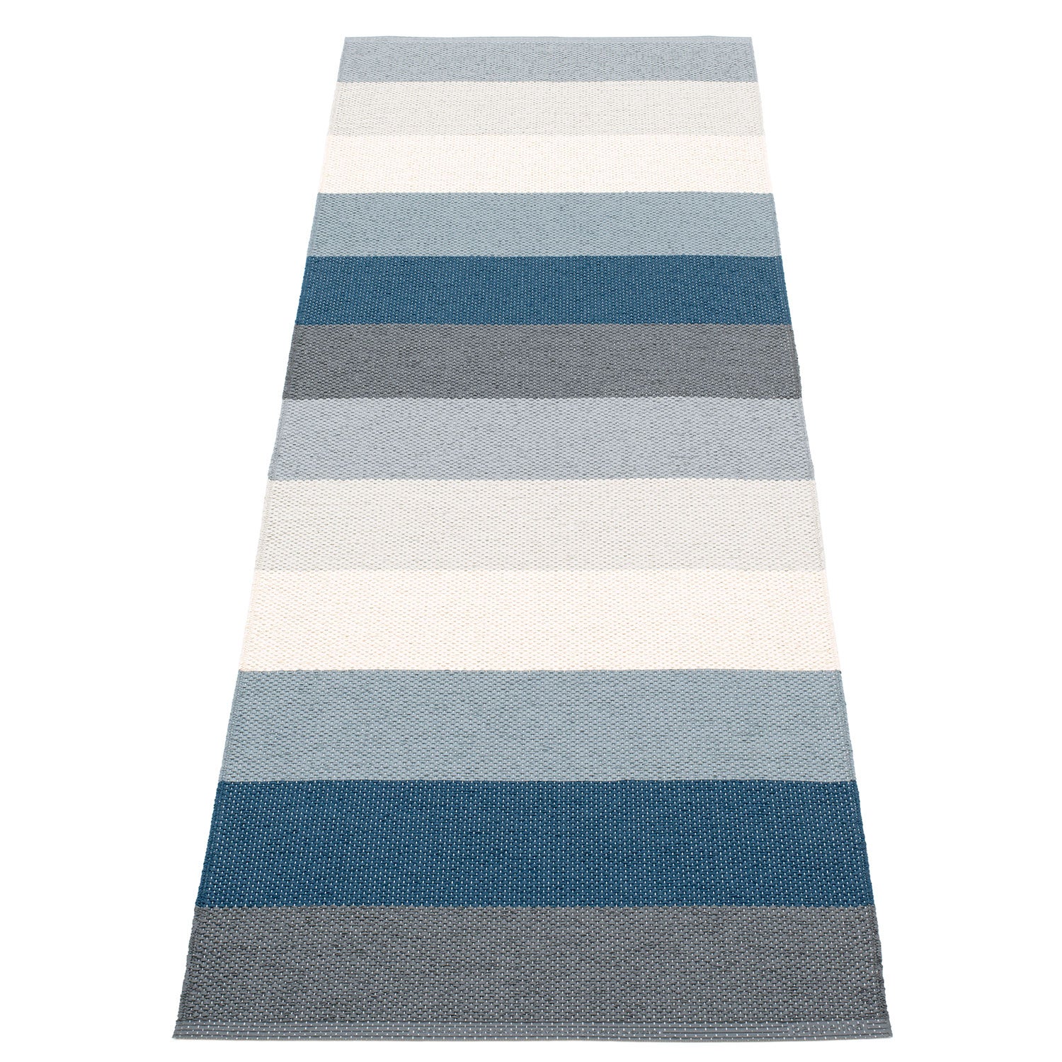 Pappelina, Molly tæppe 70x200 cm ocean grey