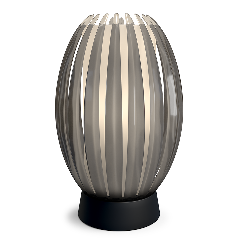 Tentacle bordlampe M Sort/Røg E27