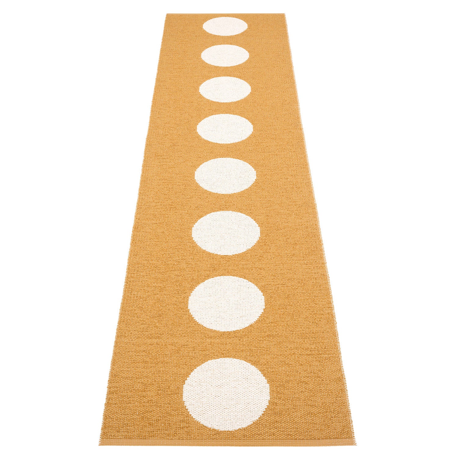 Pappelina, Vera tæppe 70x300 cm ochre / vanilla