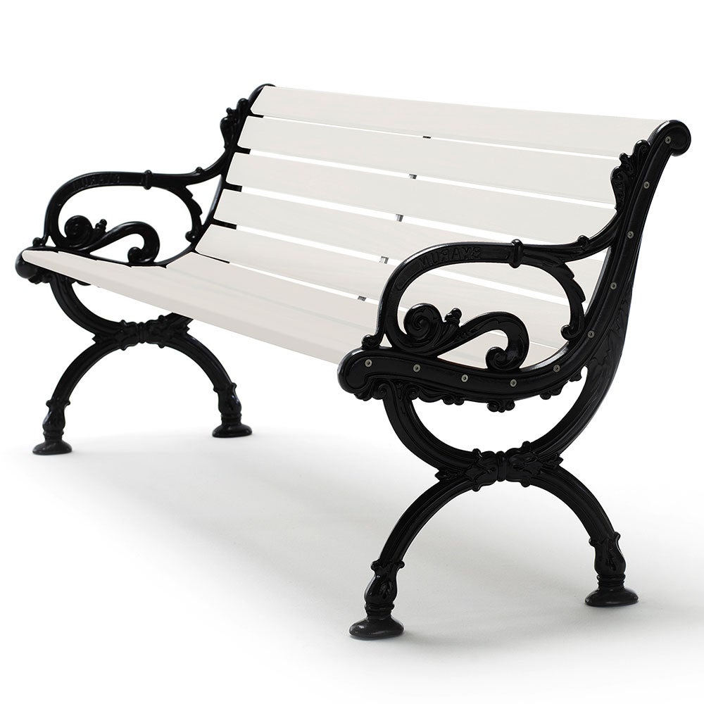 Byarums Bruk, Byarum sofa / 185cm / g:sort / v:hvid lak. til Byarums Bruk