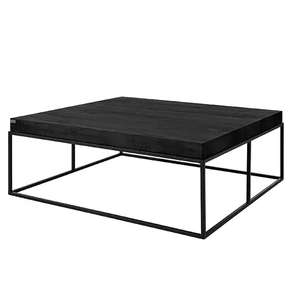 Sofabord Carlisle 100x100 cm Black Artwood