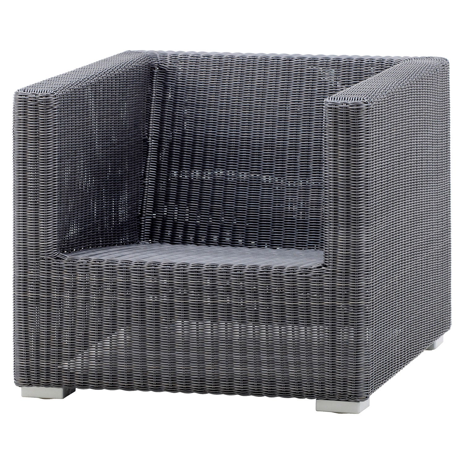 Chester Lounge lænestol Polyrattan Grafit 