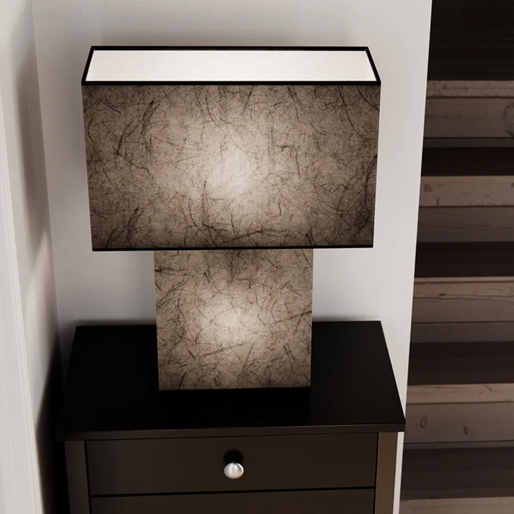 iSquare bordlampe sort