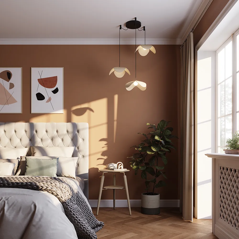 Lampeskærm Forget Me Not Large i eg