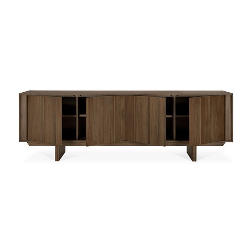 Pillar Sänk Teak 4-dörrars 220x45x70 cm